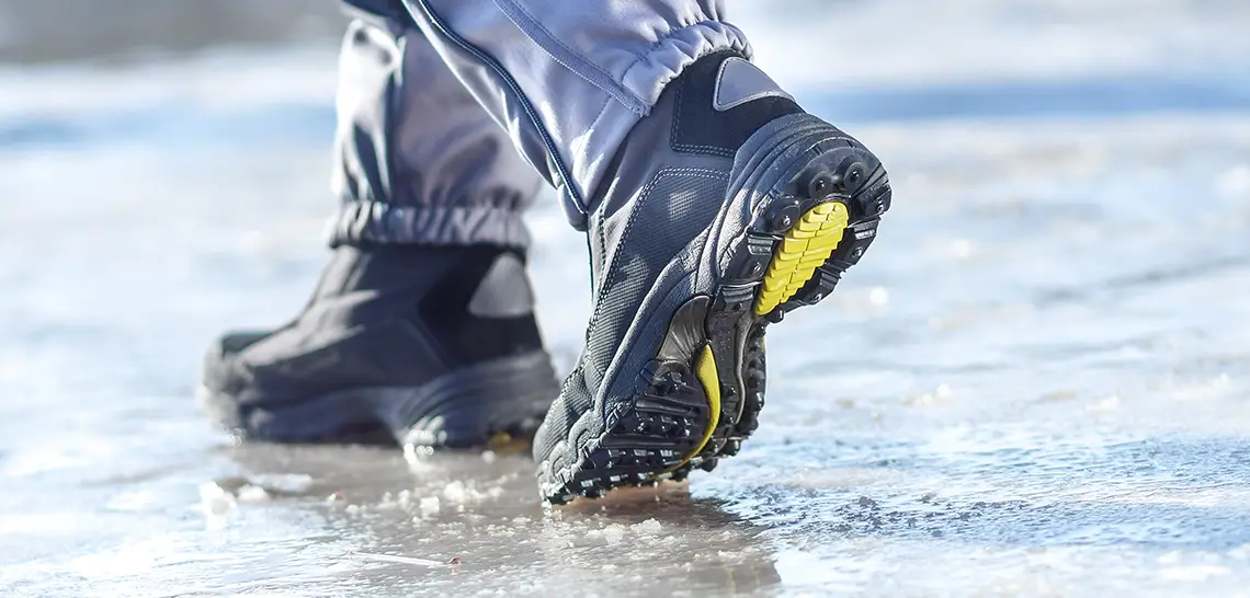 Walker on ice